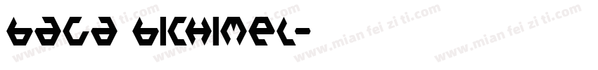 baga bichimel字体转换